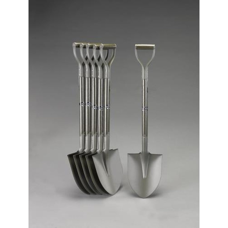 エスコ EA650BG-101 228x295x980mmショベル(先丸・木柄OD色/6本) 1個（ご注文単位1個）【直送品】