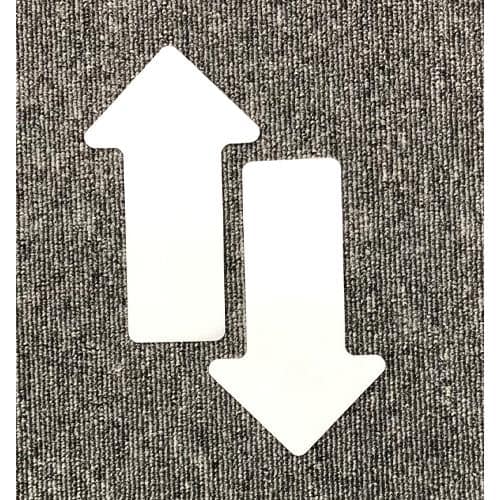 エスコ EA944DJ-55 フロア表示マーク(面ファスナー式/矢印/10枚) 1セット （ご注文単位1セット）【直送品】