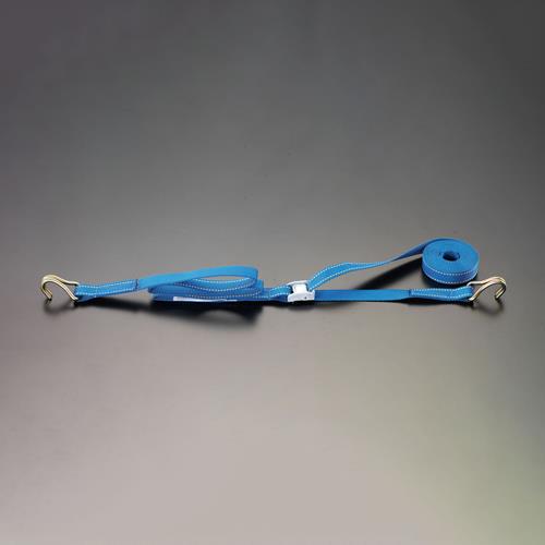 エスコ EA982SG-2B 25mmx4.0m/ 76kg 荷締ストラップ(フック・カム式) 1個 （ご注文単位1個）【直送品】