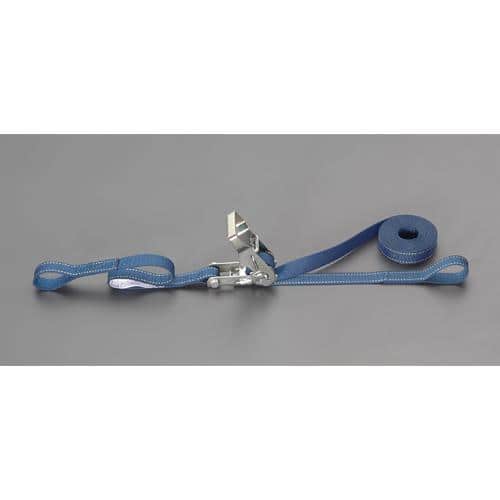 エスコ EA982SA-13A 25mmx 3.0m/ 254kg ベルト荷締機(両端アイ型) 1個 （ご注文単位1個）【直送品】