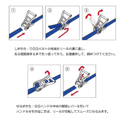 エスコ EA982SB-27A 35mmx 7.0m/1010kg ベルト荷締機(エンドレス) 1個 (ご注文単位1個)【直送品】