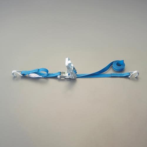 エスコ EA982ST-5A 25mmx 5.0m/ 254kg ベルト荷締機(両端フック型) 1個 （ご注文単位1個）【直送品】