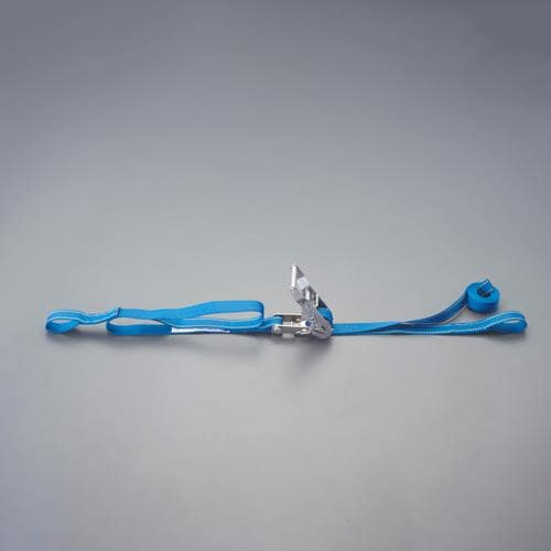 エスコ EA982SD-5A 25mmx 5.0m/254kg ベルト荷締機(両端アイ/SUS) 1個 (ご注文単位1個)【直送品】