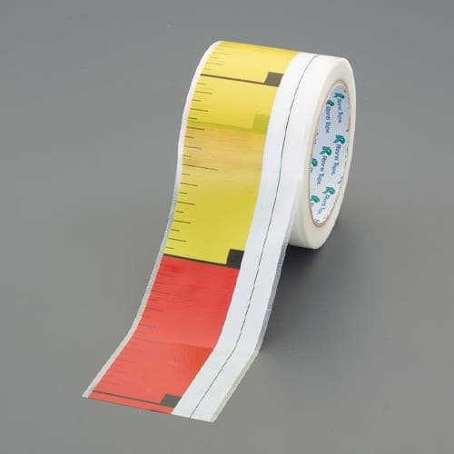 エスコ EA720MA-300 70mmx25m 目盛付測量テープ(手切りタイプ) 1巻 （ご注文単位1巻）【直送品】