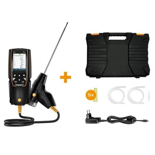 エスコ EA770TA-2A O2、CO 燃焼排ガス分析計(プローブ一体型) 1セット （ご注文単位1セット）【直送品】