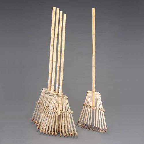 エスコ EA650RA-12A 500x1560mm レーキ(竹・5本組) 1組 （ご注文単位1組）【直送品】