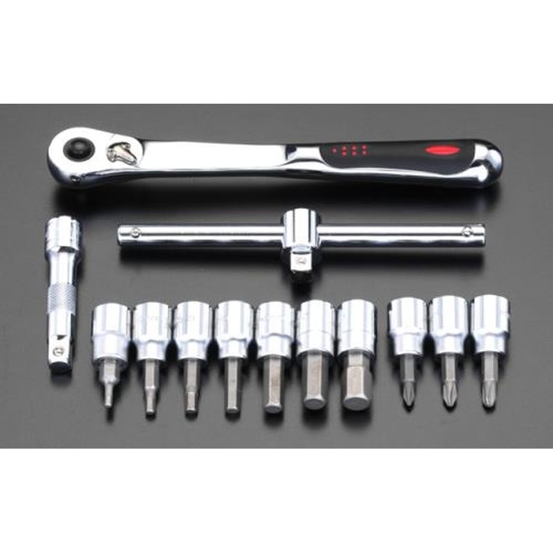 エスコ EA617GH 3/8”DR/13個組［Hex]ビットソケット 1個（ご注文単位1個）【直送品】