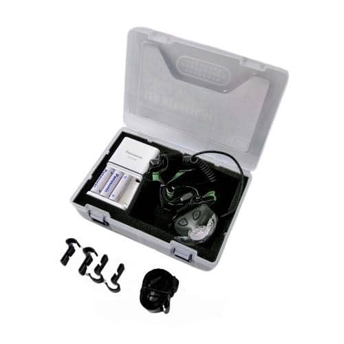 エスコ EA758RX-807E [単3x3本] ヘッドライト/LED(ワイド照明・充電セット) 1セット （ご注文単位1セット）【直送品】