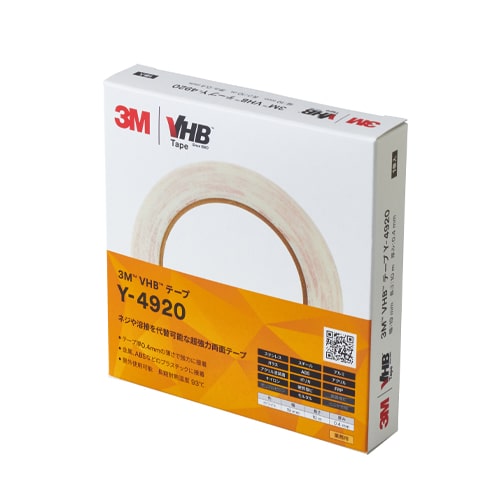 エスコ EA943VA-1A 19x0.40mm/10m 構造用接合両面テープ(薄手) 1巻 （ご注文単位1巻）【直送品】