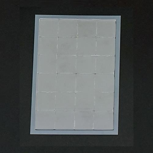 エスコ EA979D-241A 20x 20x2.0mm 転倒防止粘着シート(24枚) 1束 （ご注文単位1束）【直送品】