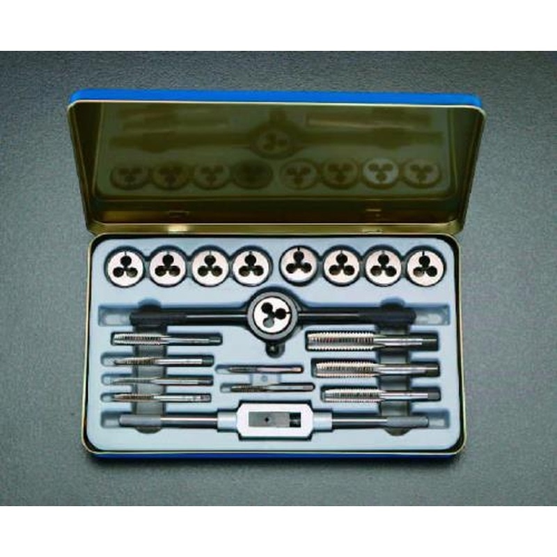 エスコ EA829M-10 1/8-1/2”タップダイスセット(BSW) 1個（ご注文単位1個）【直送品】