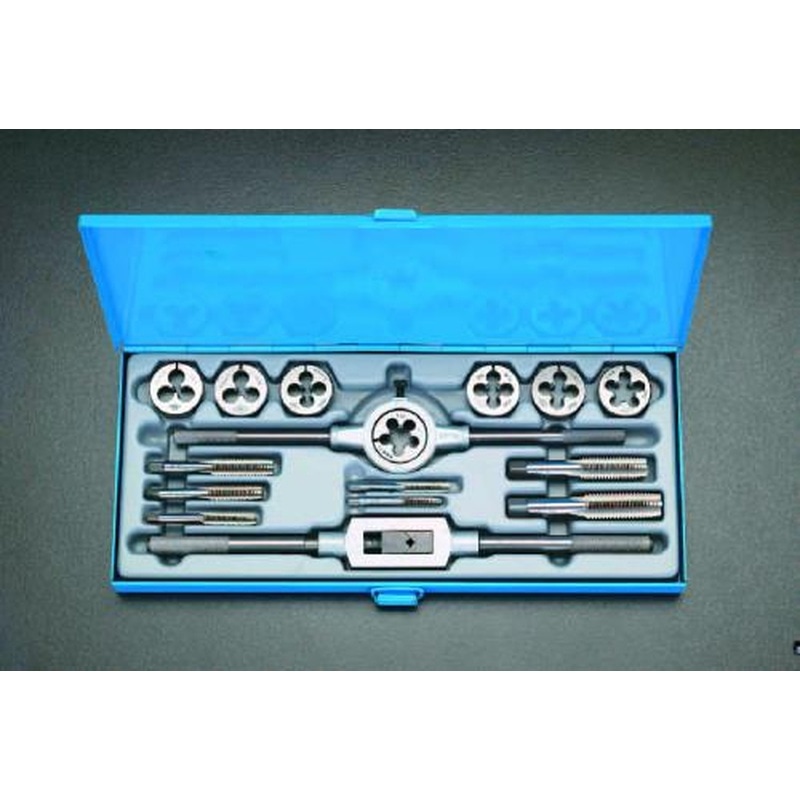 エスコ EA829M-11 1/4-3/4”タップダイスセット(BSW) 1個（ご注文単位1個）【直送品】