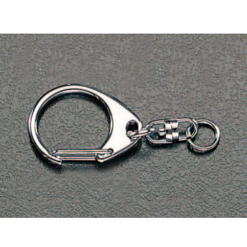 エスコ EA638AS-9A キーホルダー用スナップ(2個) 1袋 （ご注文単位1袋）【直送品】