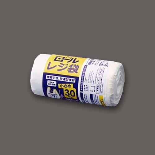 エスコ EA995AD-181 350x450mm ロール手提げポリ袋(白半透明/30枚) 1袋 （ご注文単位1袋）【直送品】