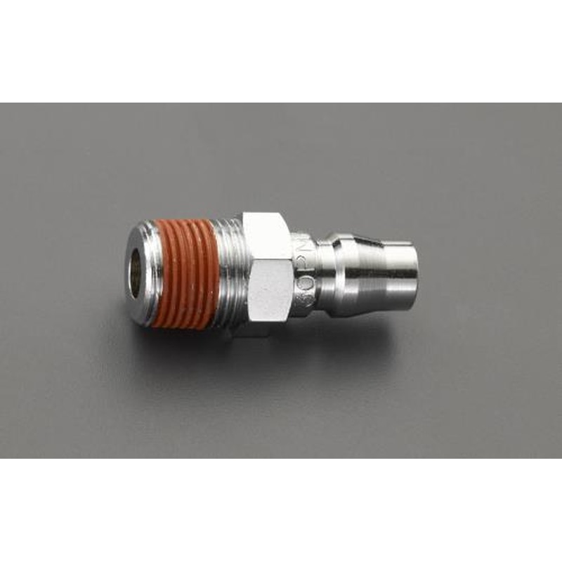 エスコ EA140EL-3 R3/8”雄ねじプラグ(エアーホース用/2個) 1個(ご注文単位1個)【直送品】
