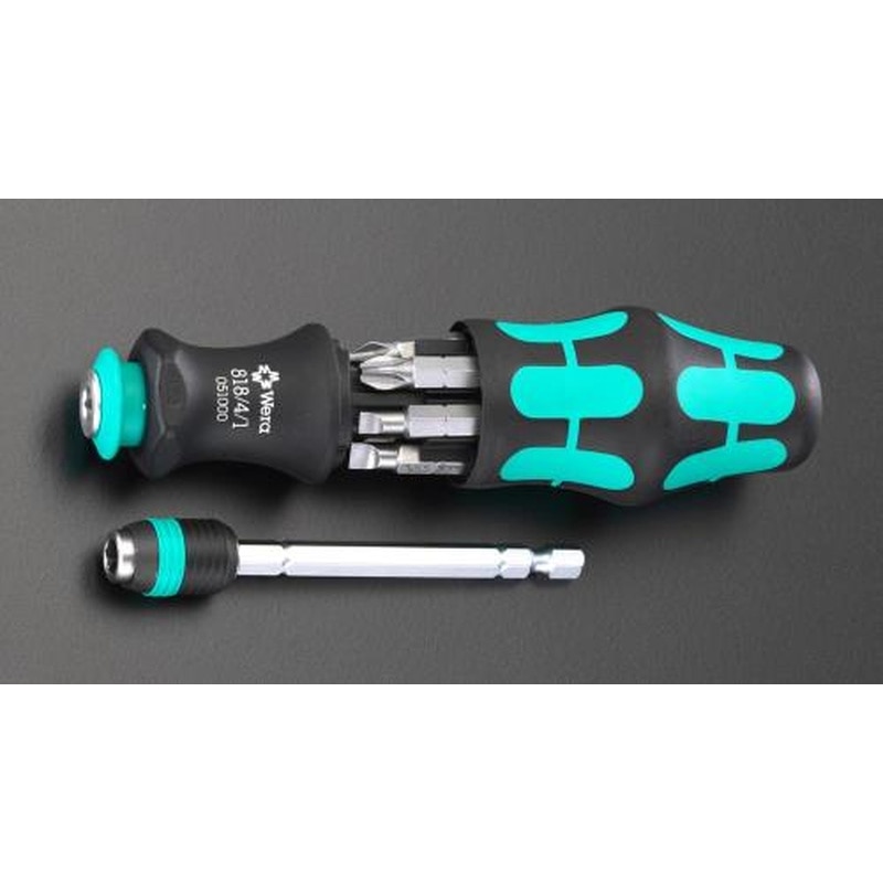 エスコ EA550BP-10[＋-]ドライバービットセット(ビット収納ハンドル) 1個（ご注文単位1個）【直送品】