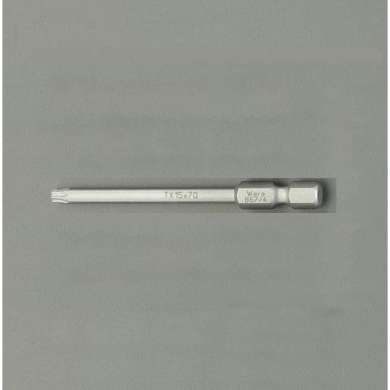 エスコ EA611GM-53 T15x70mm［Torx]ドライバービット 1個（ご注文単位1個）【直送品】