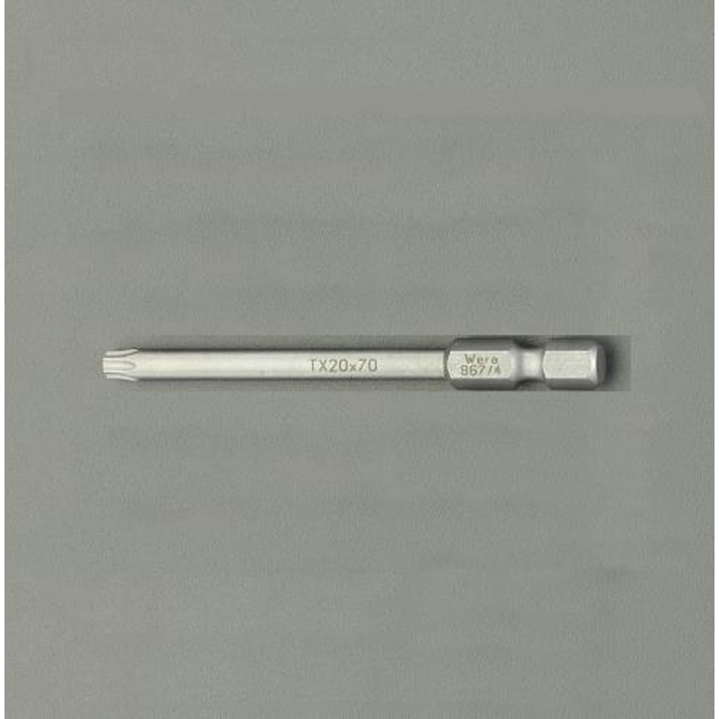 エスコ EA611GM-54 T20x70mm［Torx]ドライバービット 1個（ご注文単位1個）【直送品】