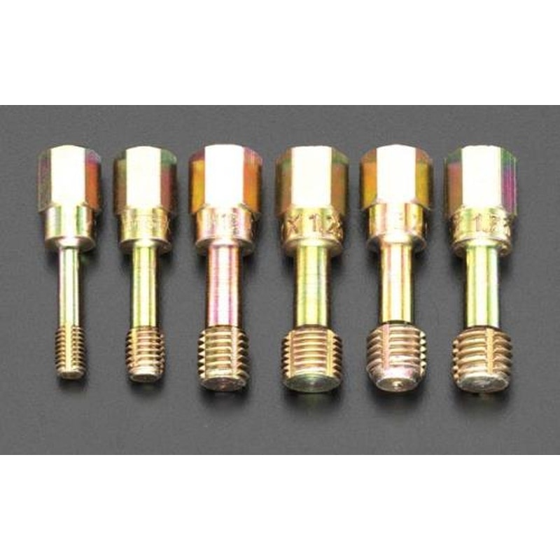 エスコ EA829BH-6 M6-M12タップセット(ねじ山修正) 1個（ご注文単位1個）【直送品】
