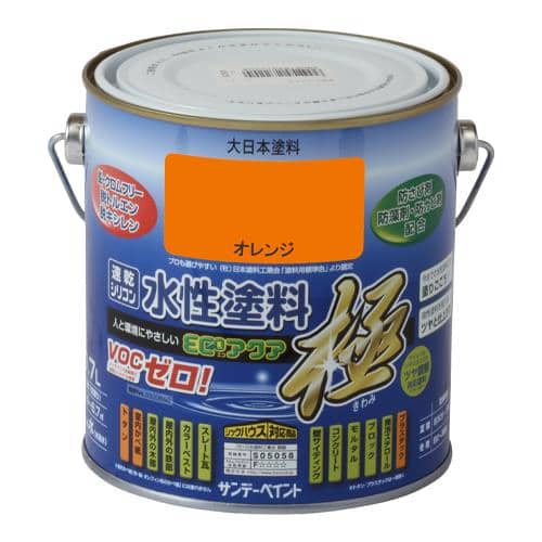 エスコ EA942E-51 0.7L [水性]多目的塗料(橙) 1本 （ご注文単位1本）【直送品】