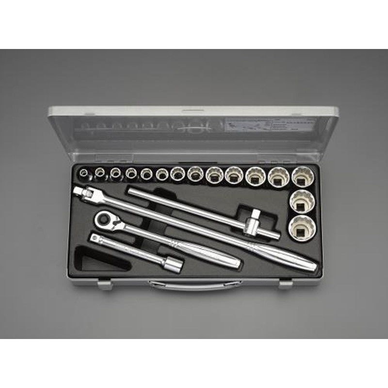 エスコ EA617BR-2 1/2”DRソケットレンチセット 1個（ご注文単位1個）【直送品】
