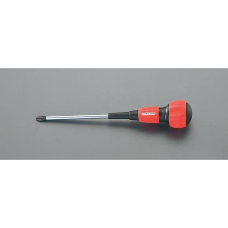 エスコ EA557AM-1 #1x75mm［＋]ドライバー(パワーグリップ電工) 1個（ご注文単位1個）【直送品】
