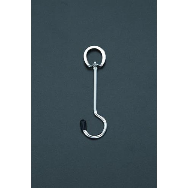 エスコ EA638DX-15 4.0x100mm/40mm回転リングフック(ステンレス製) 1個(ご注文単位1個)【直送品】