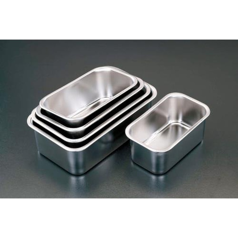 エスコ EA508SH-10 5個組パーツトレイ(ステンレス製) 1個（ご注文単位1個）【直送品】