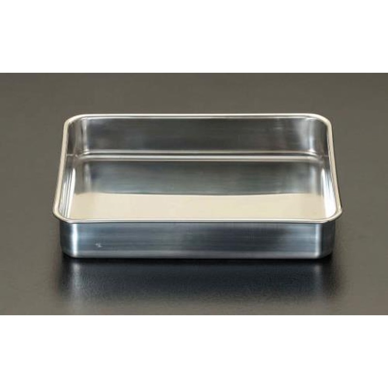 エスコ EA508SH-23 239x179x40mmパーツトレー(ステンレス製) 1個（ご注文単位1個）【直送品】