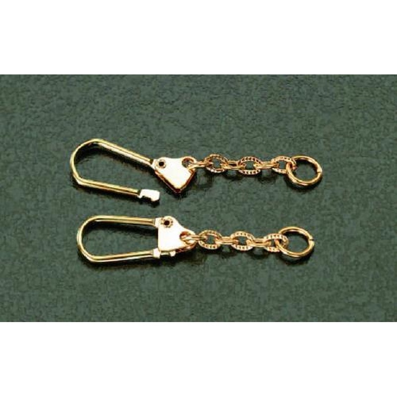 エスコ EA638ED-5 25mmチェーン付キーリング(2個) 1個(ご注文単位1個)【直送品】