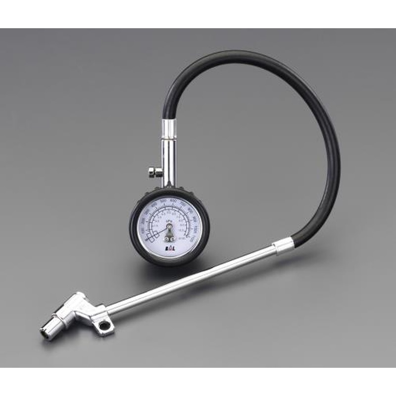 エスコ EA123CG-16 90-1100kpaタイヤゲージ(300mmホース付) 1個（ご注文単位1個）【直送品】