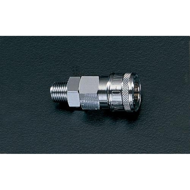 エスコ EA140DH-11 R1/8”雄ねじカップリング 1個(ご注文単位1個)【直送品】