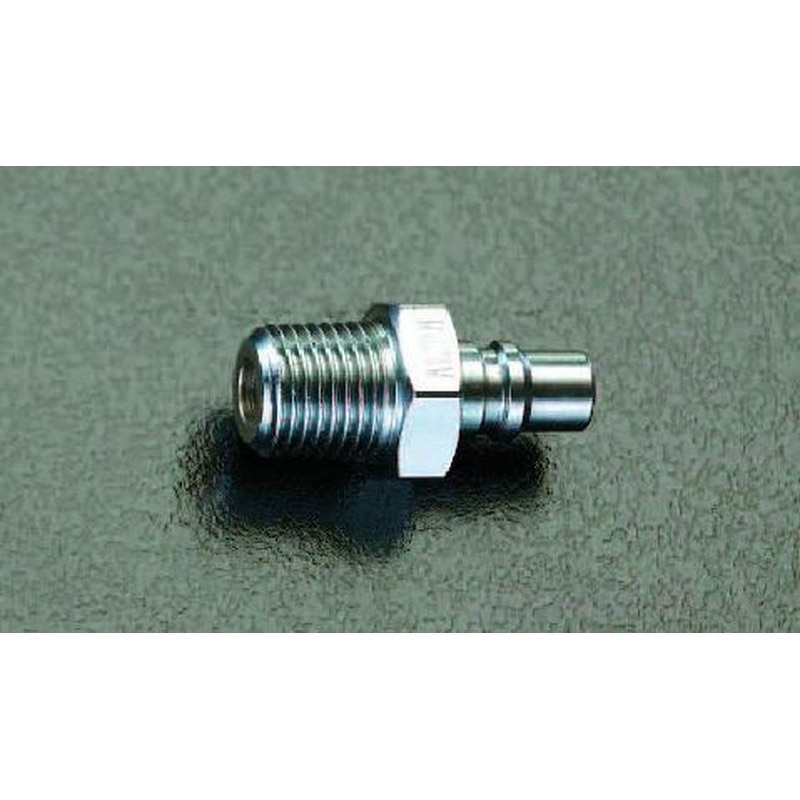 エスコ EA140CB-1 R1/4”雄ねじプラグ 1個(ご注文単位1個)【直送品】