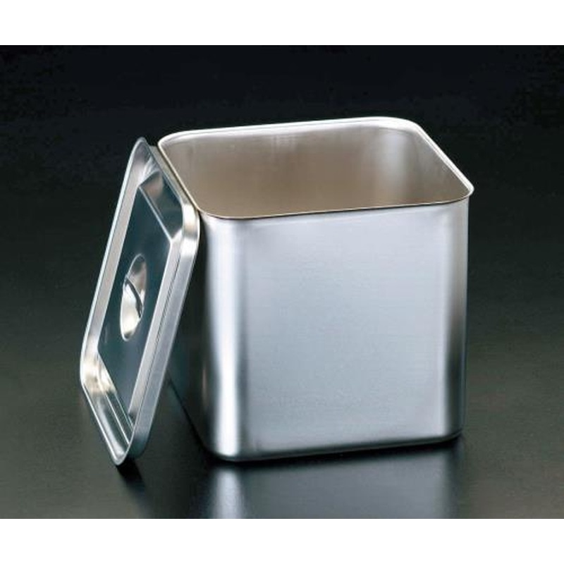 エスコ EA508SC-16 250x250x235mm深型BOX(ステンレス製) 1個（ご注文単位1個）【直送品】