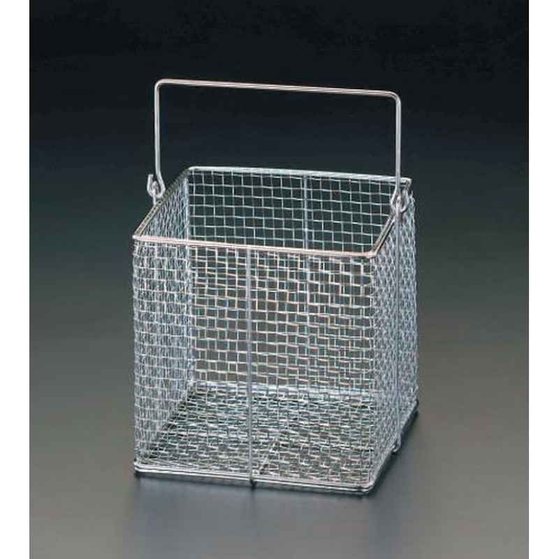 エスコ EA992CF-2 150x150x150mm洗浄かご・角型(ステンレス製) 1個（ご注文単位1個）【直送品】