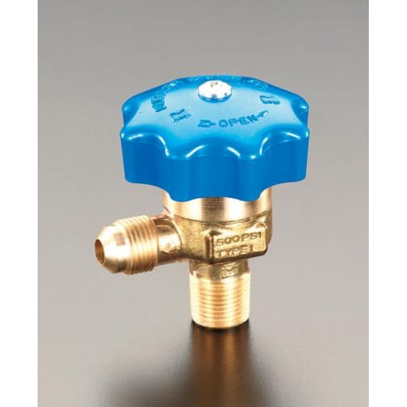 エスコ EA490MA-23 NPT1/4”xF3/8”パックレスバルブ 1個（ご注文単位1個）【直送品】