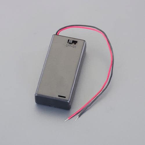 エスコ EA940DW-35 [単3形x2本] 電池ボックス(カバー/スイッチ付) 1個 （ご注文単位1個）【直送品】