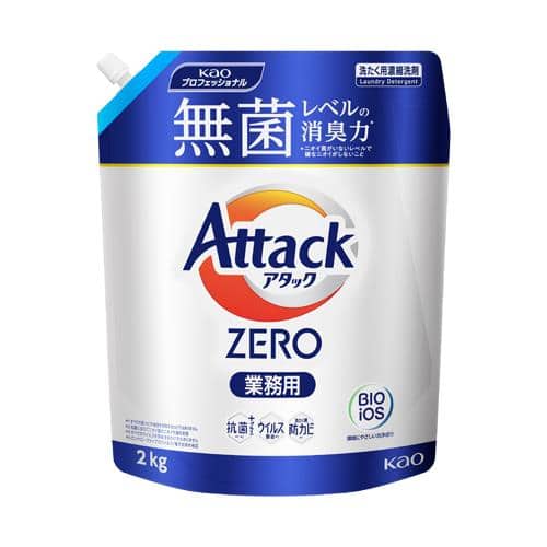 エスコ EA922KB-13AA 2.0kg 衣類用洗剤(アタックZero) 1個 （ご注文単位1個）【直送品】