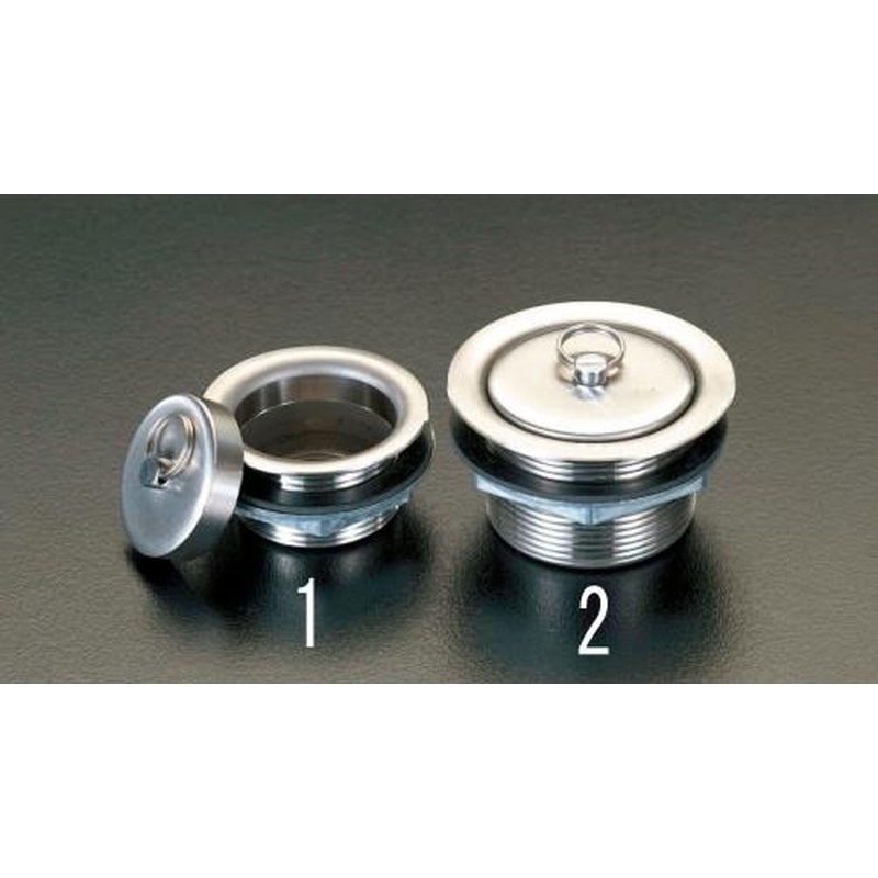 エスコ EA468DC-1 40A/G1・1/2”共栓(ステンレス製) 1個(ご注文単位1個)【直送品】