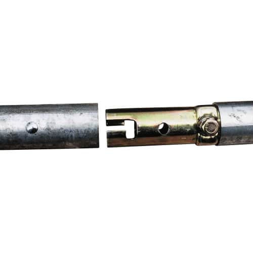 エスコ EA951EN-9 φ48.6mm C型ジョイント(ピン付単管パイプ接続用) 1個 (ご注文単位1個)【直送品】