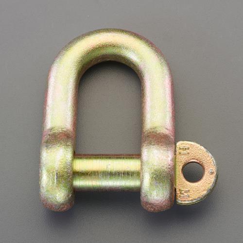 エスコ EA638CN-31 0.6t 強力型シャックル(ピン落下防止加工) 1個 （ご注文単位1個）【直送品】