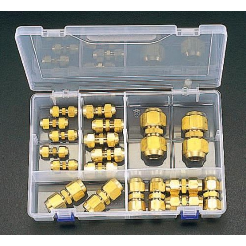 エスコ EA430AC フレアーユニオンセット 1個（ご注文単位1個）【直送品】