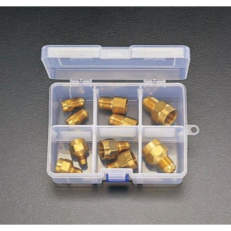 エスコ EA443D フレアーアダプターセット 1個（ご注文単位1個）【直送品】