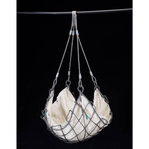 エスコ EA981WM-97 1.5x1.5m ワイヤーモッコ(4点吊/シート付) 1個 （ご注文単位1個）【直送品】