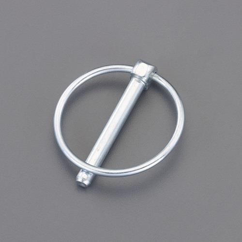 エスコ EA949PL-10 10x55mm リンチピン(三価ホワイト/3本) 1袋 （ご注文単位1袋）【直送品】