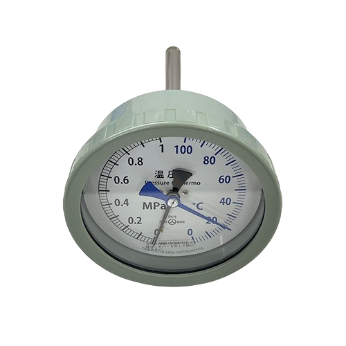 エスコ EA729PA-22 0- 100℃/0-1.0MPa/φ 100mm 温圧計(横型) 1個 （ご注文単位1個）【直送品】