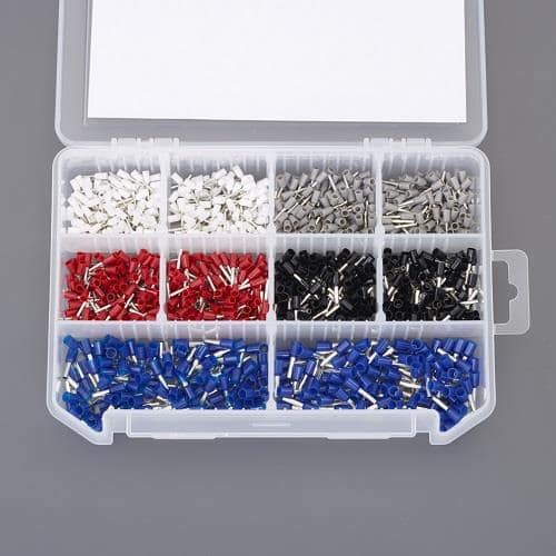 エスコ EA538LG-46 0.5-2.5m㎡ フェルール端子セット 1セット （ご注文単位1セット）【直送品】