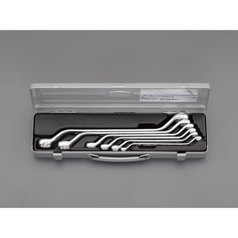 エスコ EA616CA-60 6本組/8-27mm両口めがねレンチ 1個（ご注文単位1個）【直送品】