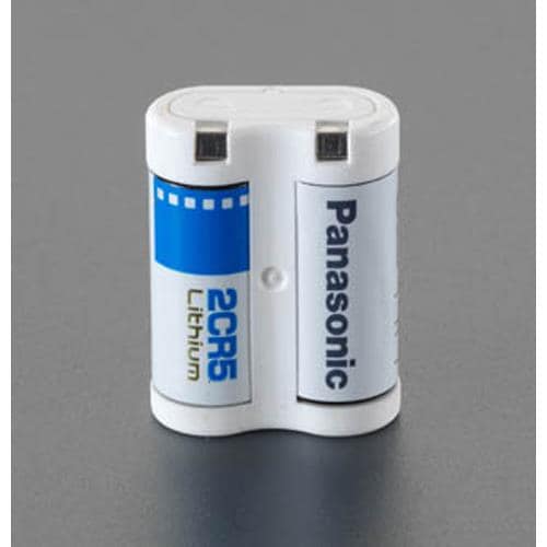 エスコ EA758YC-6 [2CR5x1個] 6V 乾電池(リチウム・カメラ用) 1個 （ご注文単位1個）【直送品】