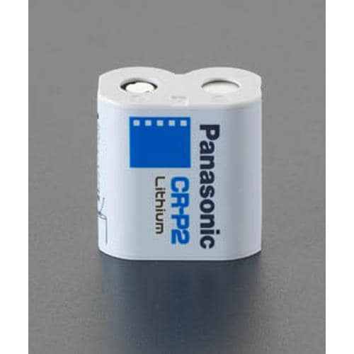 エスコ EA758YC-6B [CRP2x1個] 6V 乾電池(リチウム・カメラ用) 1個 （ご注文単位1個）【直送品】